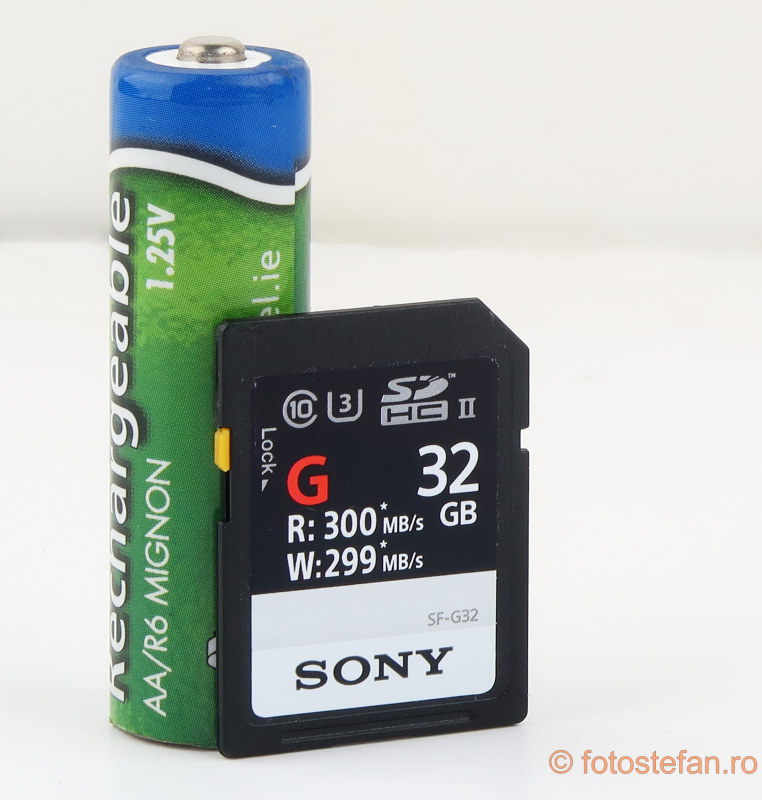 Sony SF-G 32GB poza card memorie SD rapid performant rezistent recomandari accesorii foto