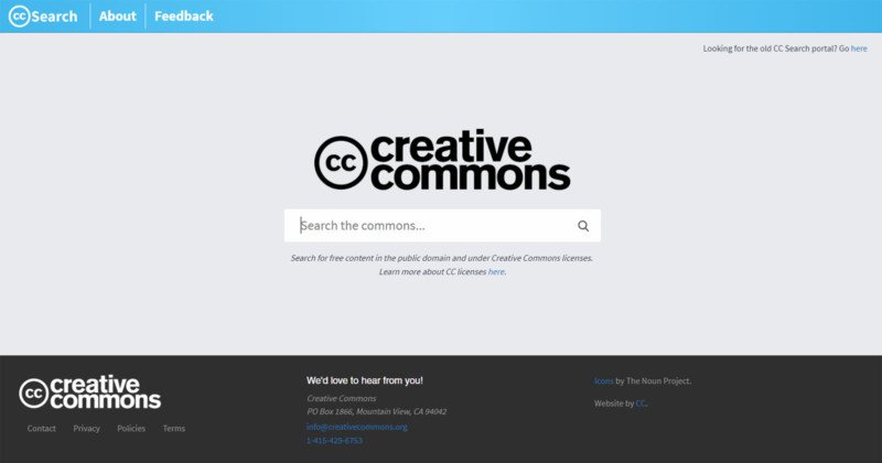 Creative Commons search cautare imagini gratuite