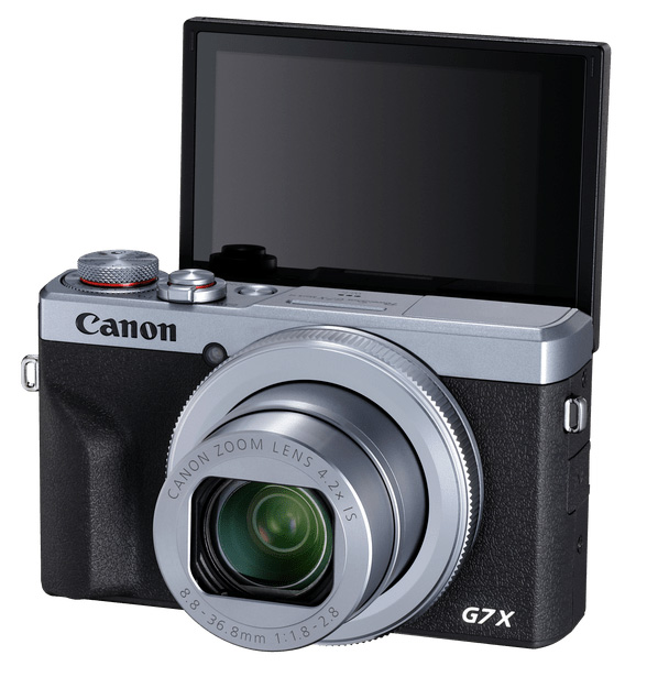 poza lcd mobil aparat foto compact Canon PowerShot G7 X Mark III
