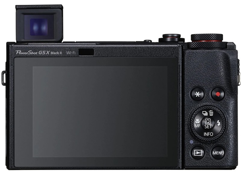 Canon Powershot G5X Mark II vizor electronic pop up