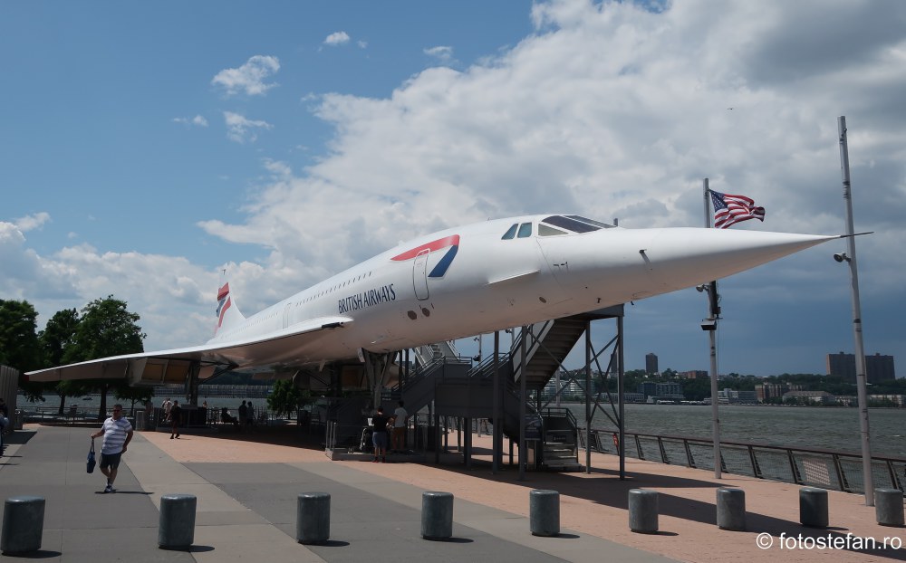 concorde fotografie avion supersonic calatori new york