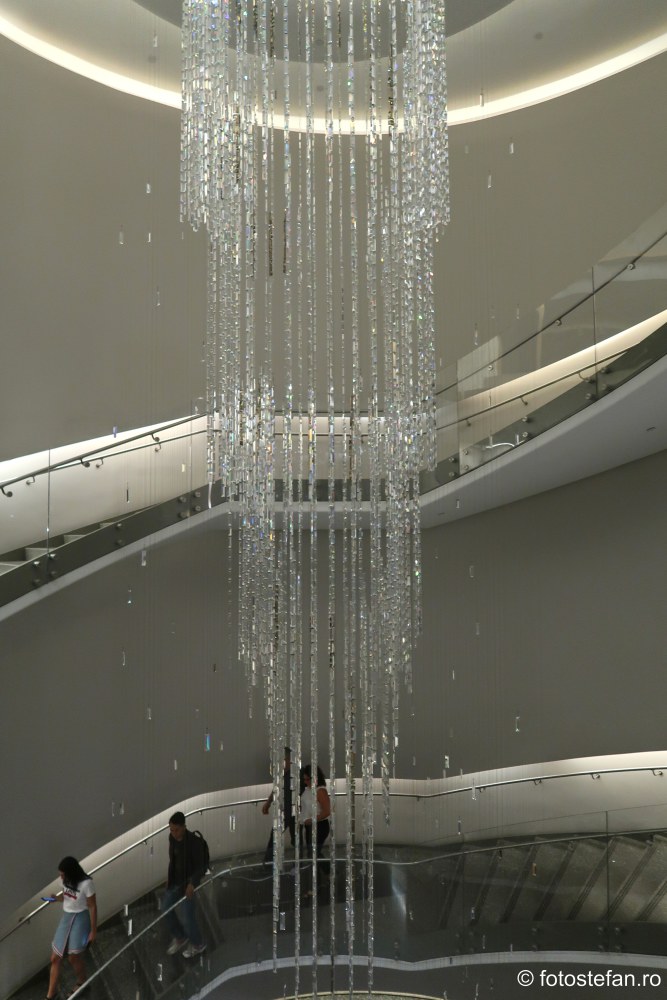 poze Top of the Rock Rockefeller Center candelabru cristale swarovski
