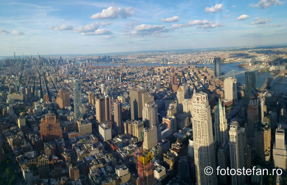 poza panoramica new york cladiri manhattan america
