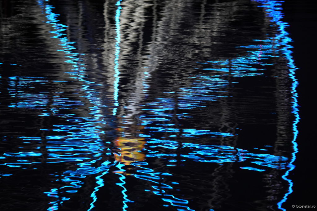 fotografii reflexii lumini roata mare lac tei bucuresti