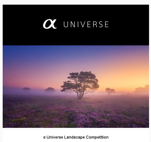 Alpha Universe Landscape Competition Instagram Sony G Master