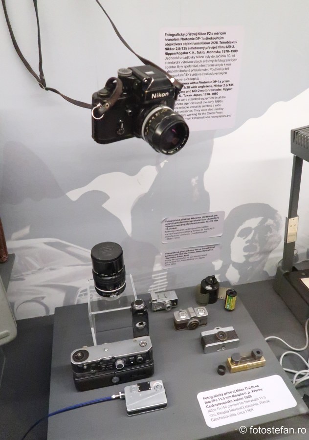 aparate foto spionaj securitatea cehoslovacia Muzeul National al Tehnicii Praga