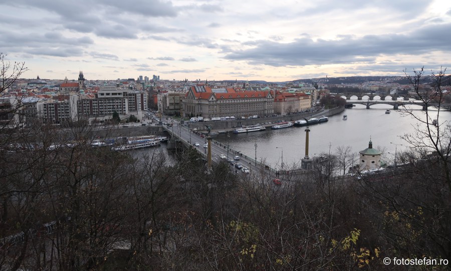 Praga vazuta de sus decembrie 