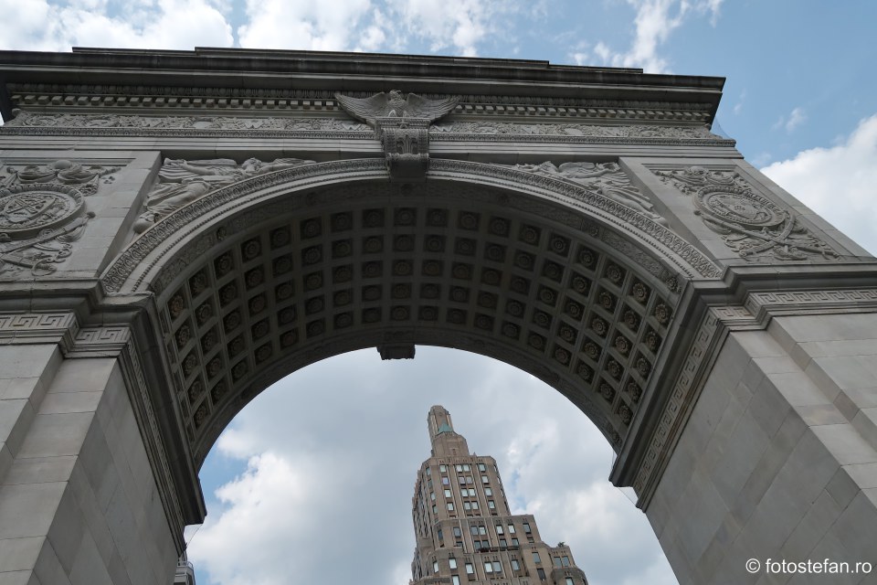 fotografie arhitectura arc triumg Washington Square Park america