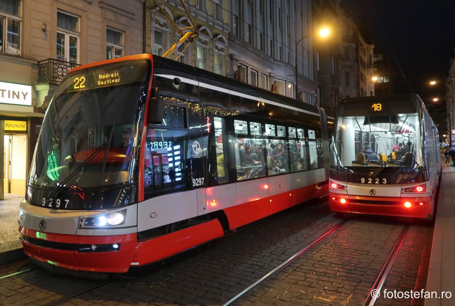 Transportul public in Praga poze tramvaie