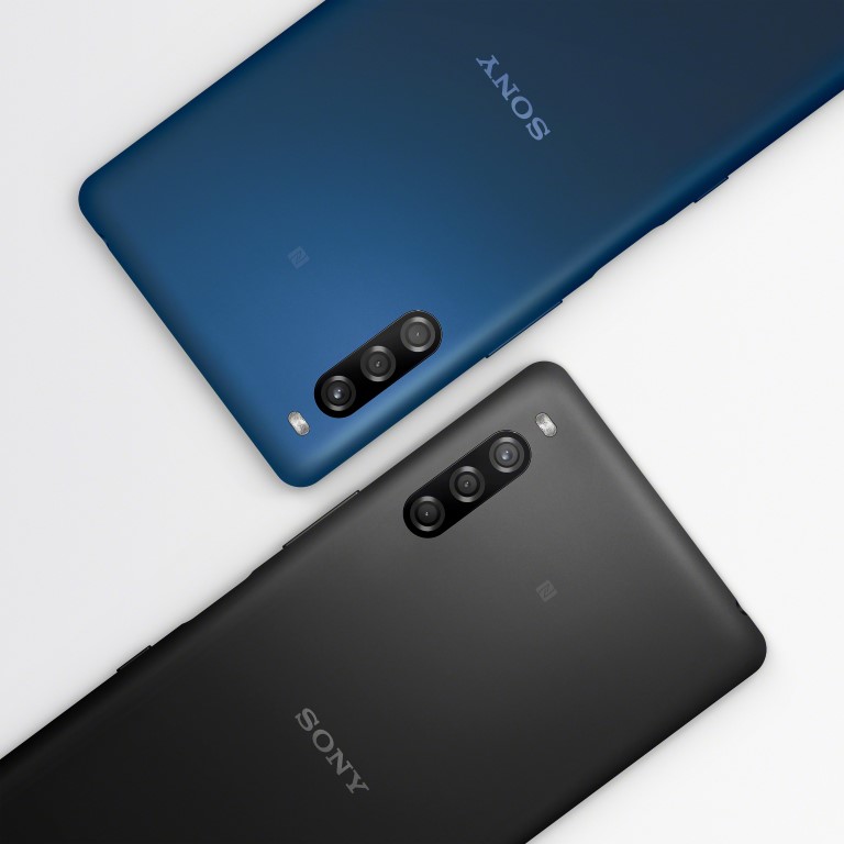 Sony Xperia L4 poza telefon mobil smartphone albastru negru