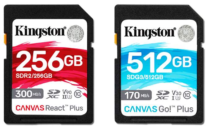 poza Kingston Digital Canvas Plus carduri de memorie SD pret accesibil