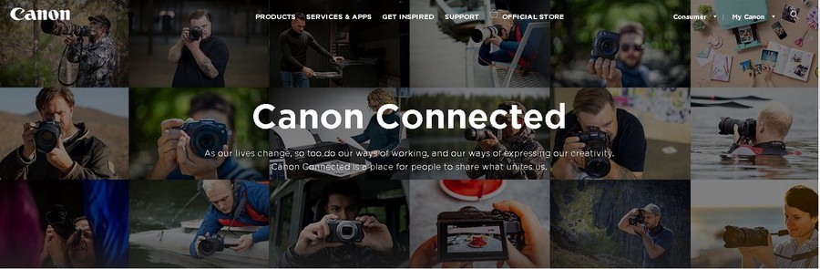 Creatorii de imagine tutoriale gratuite canon connected
