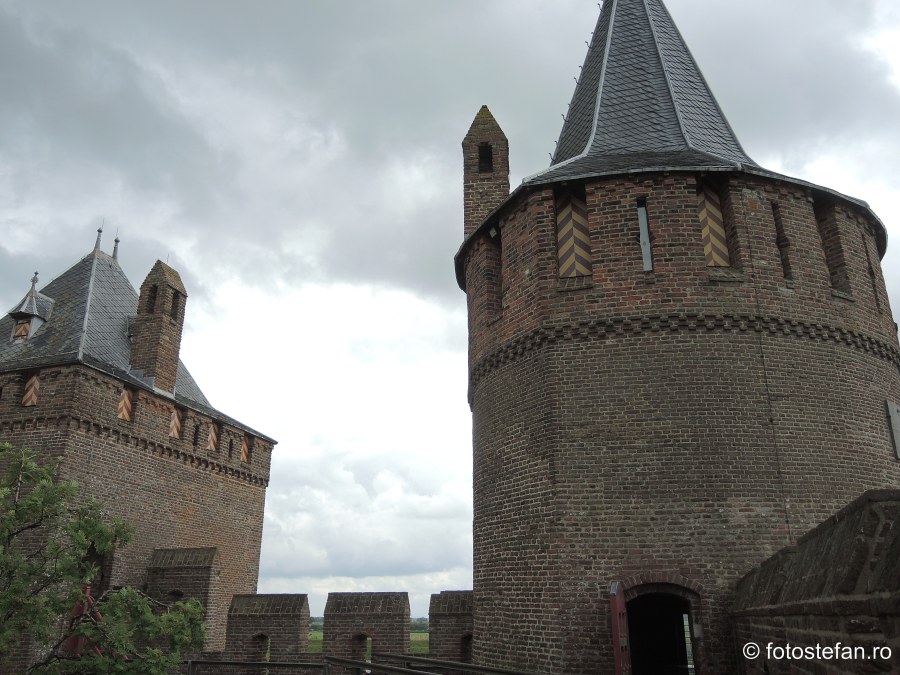 fotografie turnuri cetate Muiderslot castel medieval amsterdam