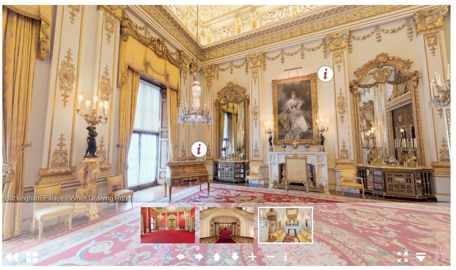 palatul Buckingham tur virtual londra calatorii virtuale