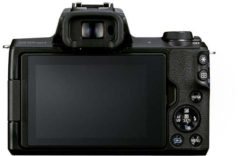 Canon EOS M50 Mark II ecran butoane vizor mirrorless tik tok instagram youtube