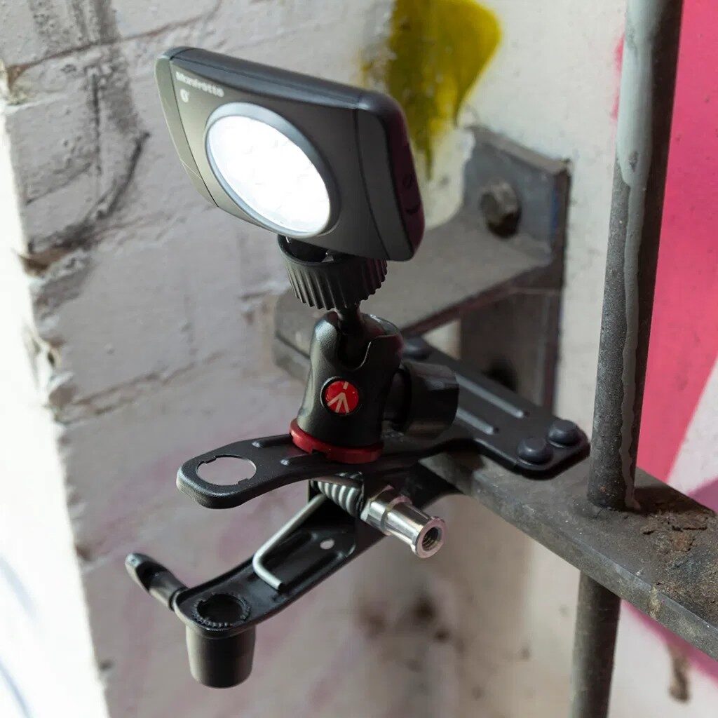 Manfrotto Spring Clamp 175F-2 lumina led 