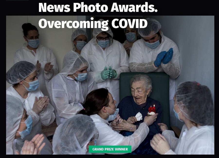 winners of the News Photo Awards. Overcoming COVID photo contest