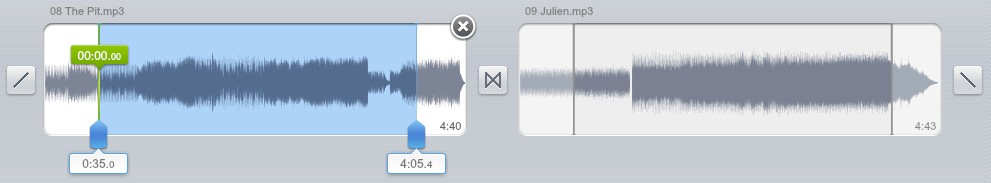 Audio Joiner site editare audio muzica online gratuit