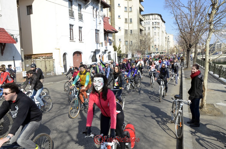 protestul biciclistilor