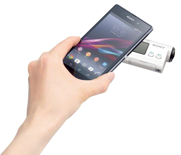NFC smartphone camera video sony 