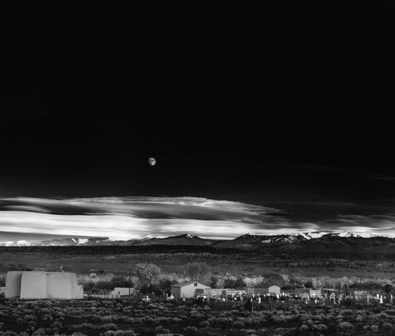 Moonrise, Hernandez, New Mexico ansel adams