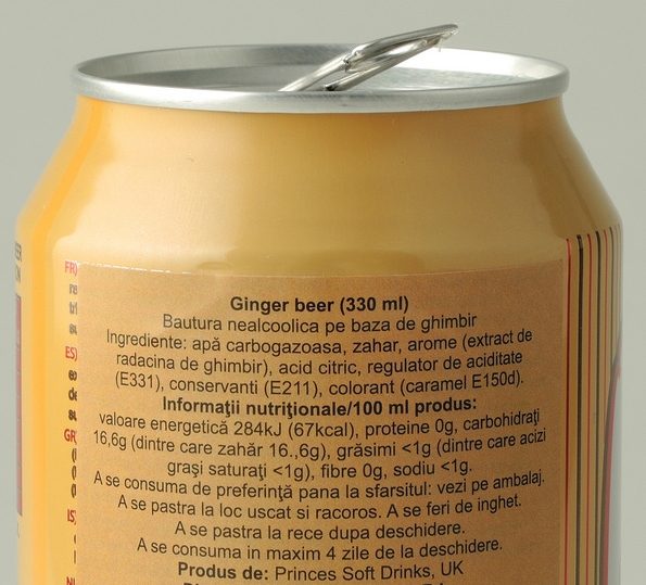 ingrendiente ginger beer