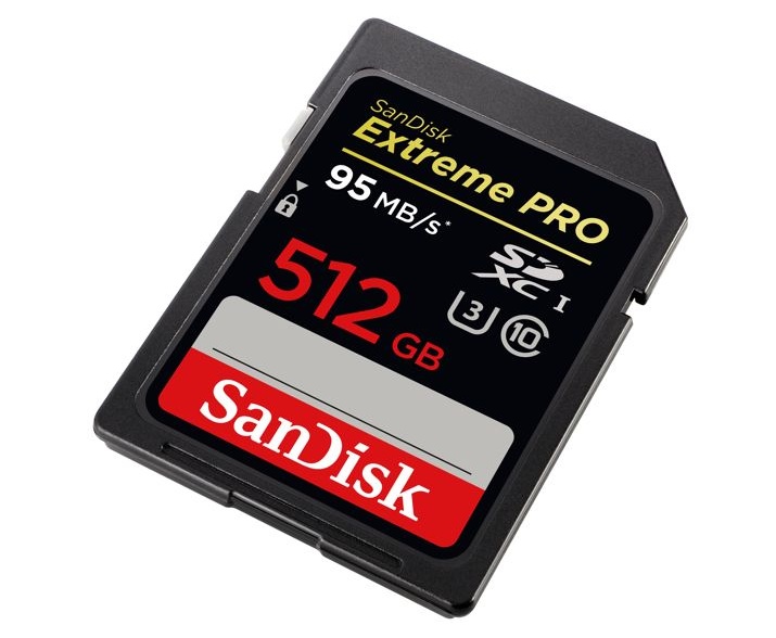 SanDisk Extreme PRO SDHC/SDXC de 512 GB