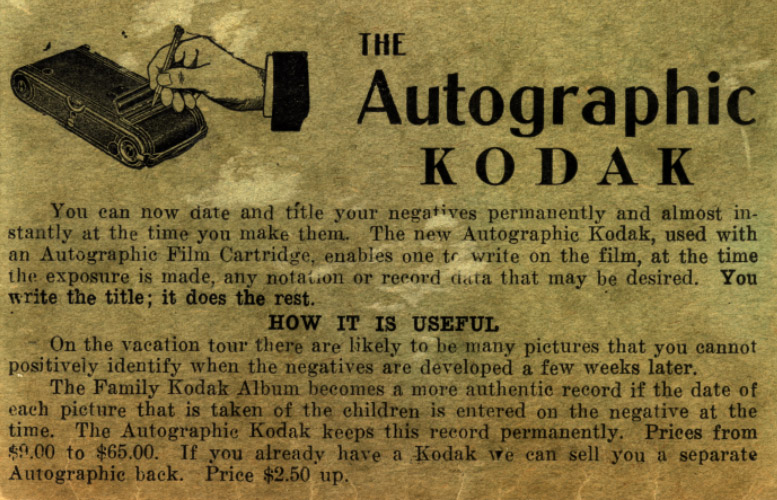 Kodak Autographer System