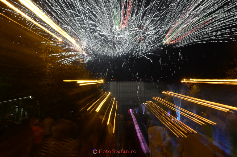 Zoom burst artificii