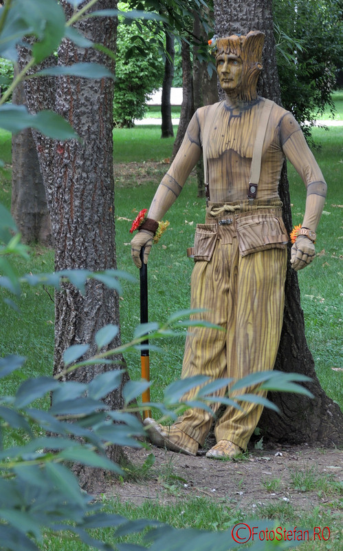 poze woody Festivalul International de Statui Vivante #fisv2016 Bucuresti parcul Titan