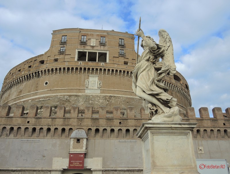 fotografii Castelul Sant'Angelo Roma Italia 