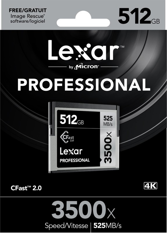 poza card memorie cf  Lexar Professional CFast 2.0 3500x