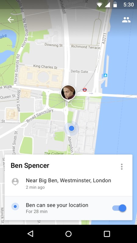real time location sharing harta partajata prieteni google maps