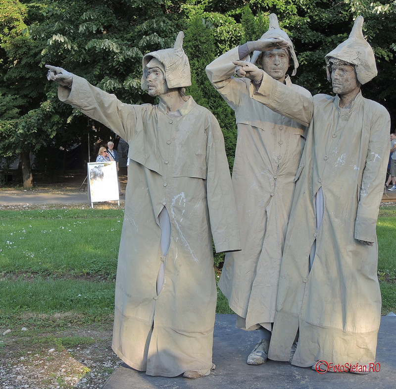 poze Festivalul International de Statui Vivante in parcul Herastrau din Bucuresti