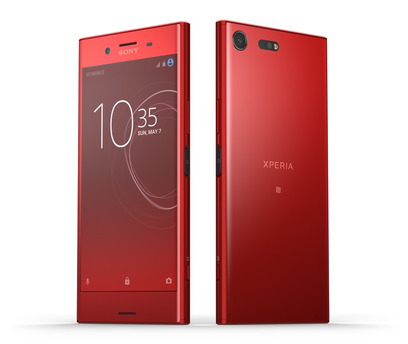 poza smartphone mobil Sony Xperia XZ Premium Rosso