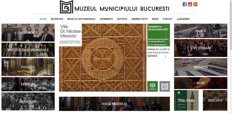 Muzeul Municipiului Bucuresti site nou