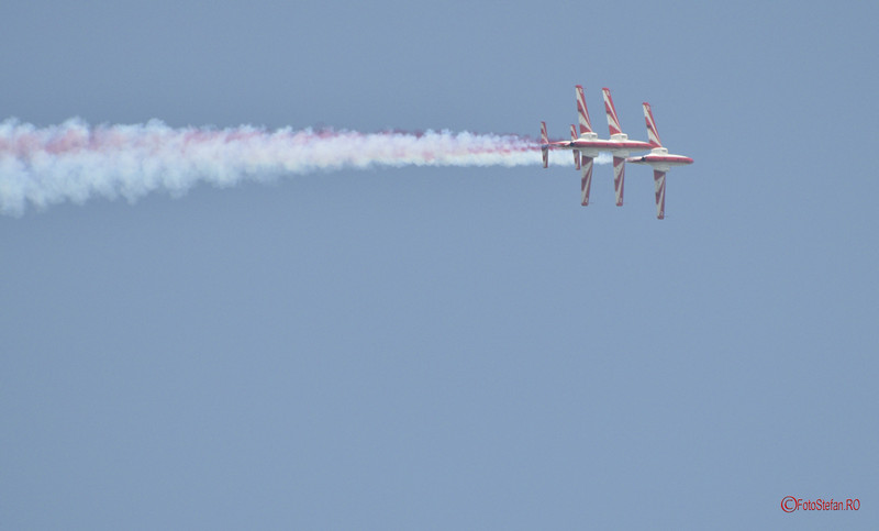 team iskry white red sparks poze avioane acrobatie Bucharest International Airshow BIAS 2018