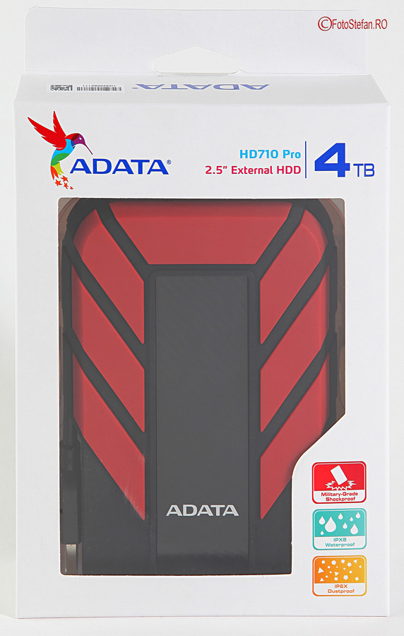 ADATA HD710 Pro 4TB review poza hdd extern rezistent