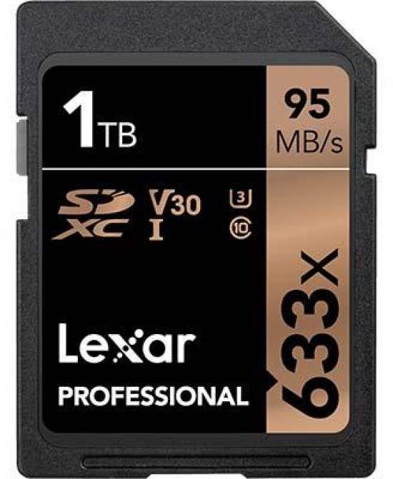 card SDXC poza Lexar Professional 1TB 633X SDXC UHS-I