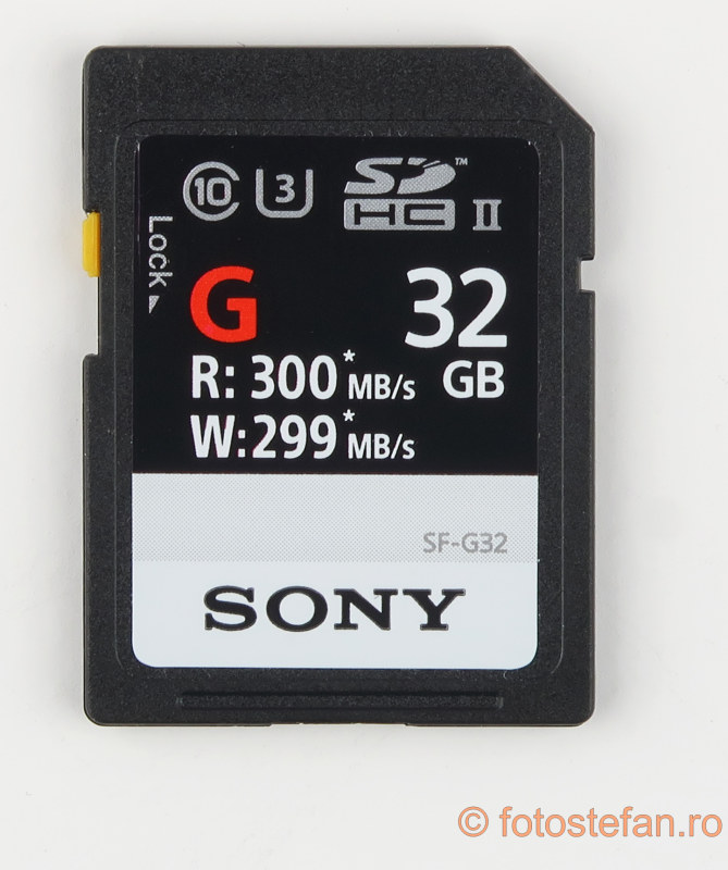 Sony SF-G 32GB poza card memorie rapid rezistent