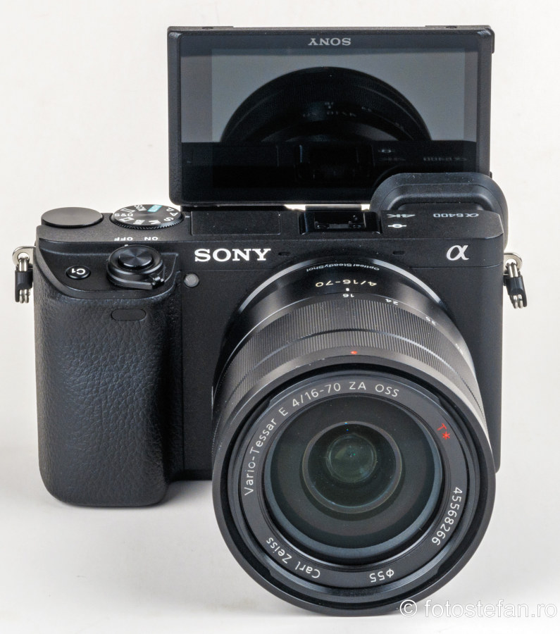 poza lcd selfie Sony A6400 