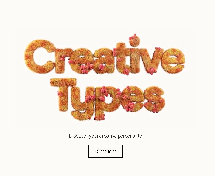 test online distractiv adobe Creative Types