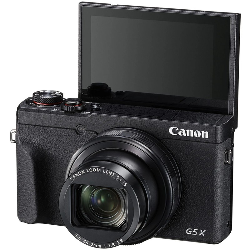 poza lcd slefie aparat foto compact Canon Powershot G5X Mark II