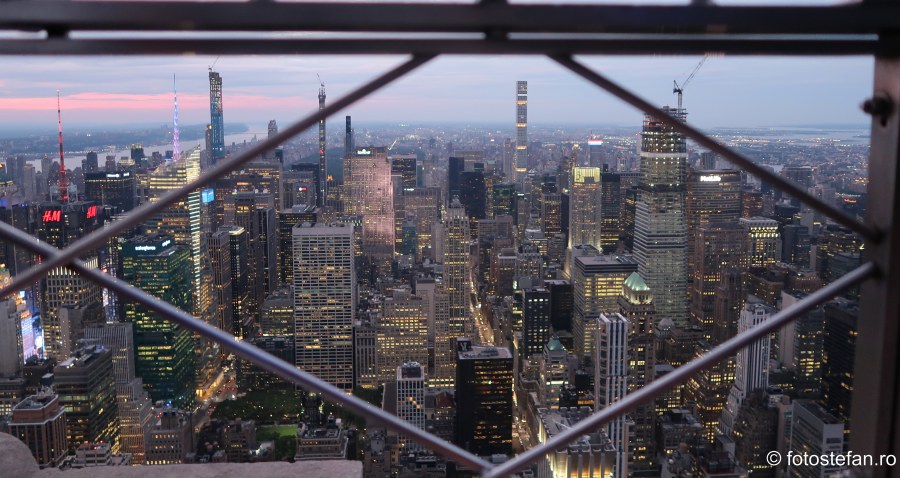 etaj 86 Empire State Building obiectiv turistic