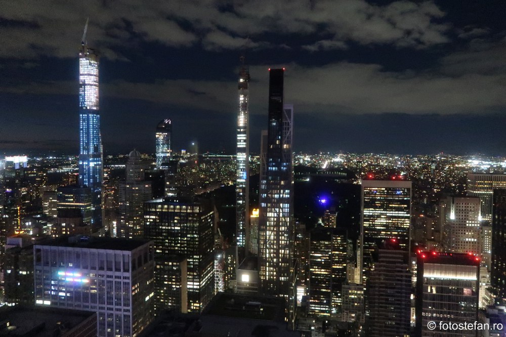 poze seara new york Rockefeller Center