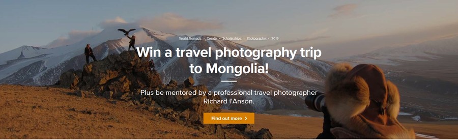 Travel Photography Scholarship to Mongolia concurs fotografie calatorie