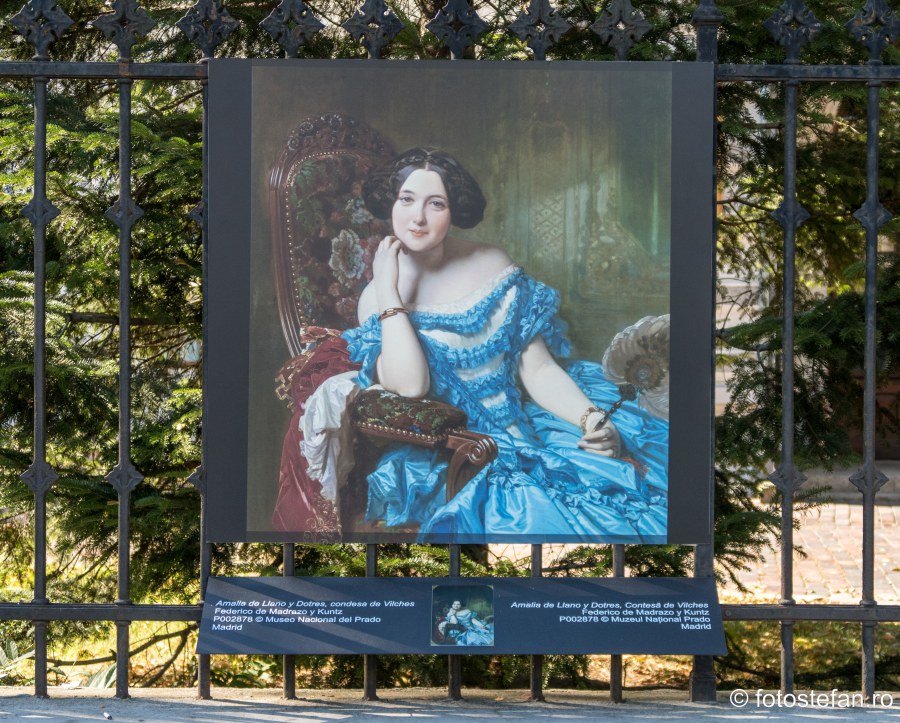 Muzeul Prado iese in strada Bucuresti palatul Sutu poza tablou