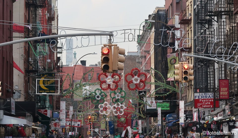welcome little italy new york city usa