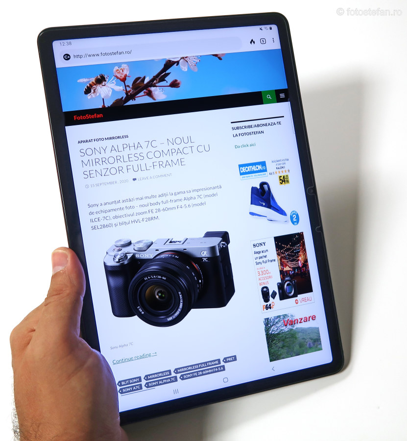 tableta 11 inch samsung Galaxy Tab S7 pareri test