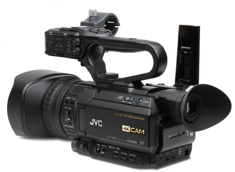 JVC GY-HM250 camera video live streaming 4k marketing online evenimente
